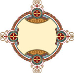 缎带画框精致装饰花纹