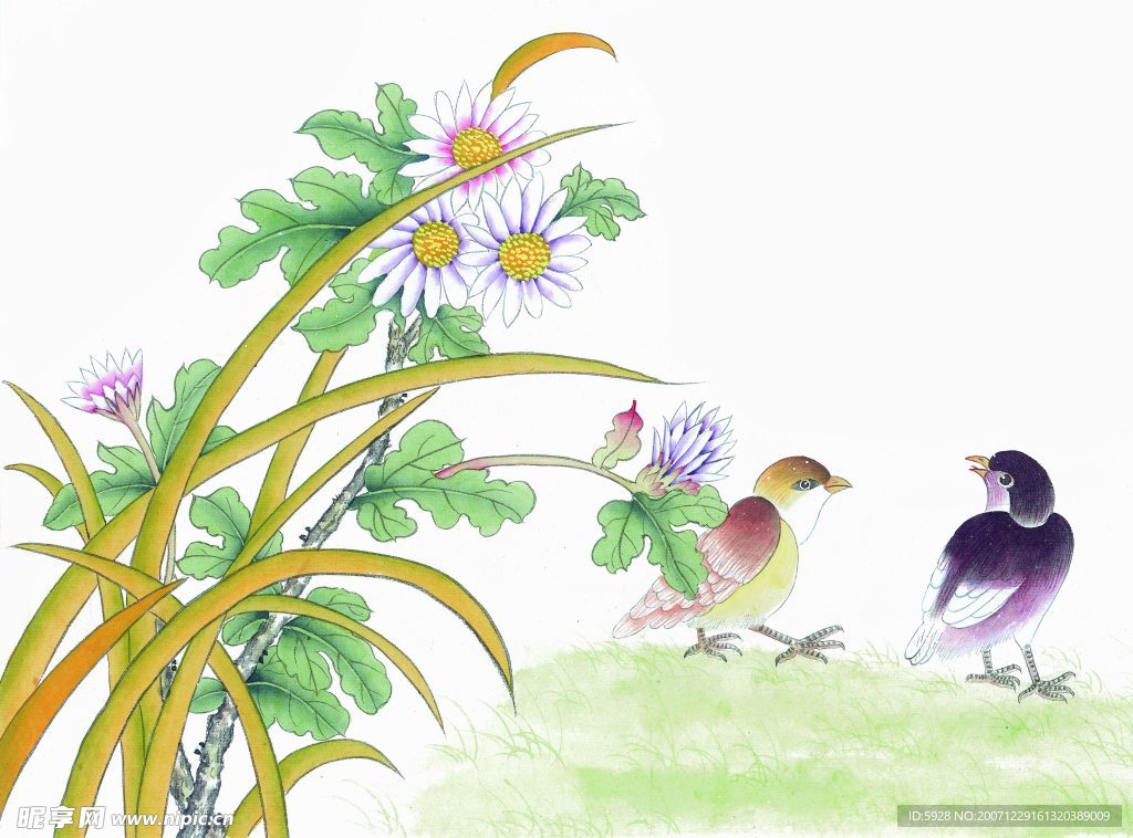 花鸟国画