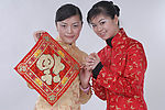 美女贺春 高精度大图版