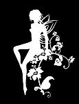 女性与花纹潮流矢量素材2