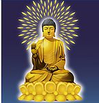 观音菩萨AI矢量图