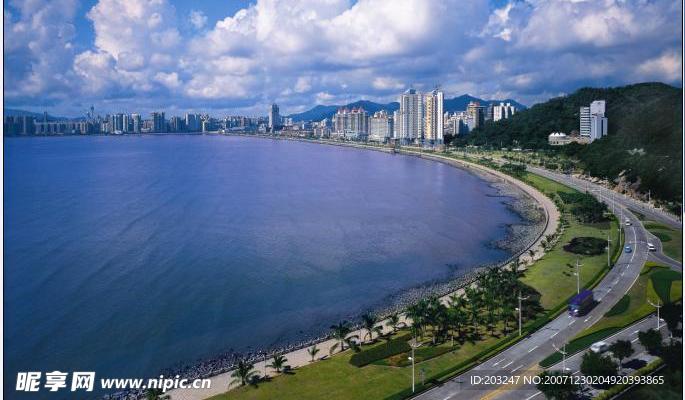 珠海情侣路风景