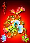 新年花鸟素材