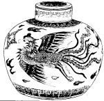 矢量美术绘画器皿