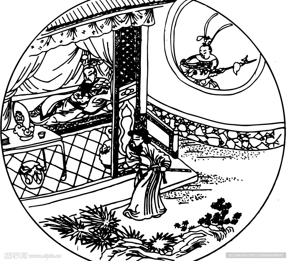 矢量美术绘画素材