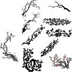 矢量梅花
