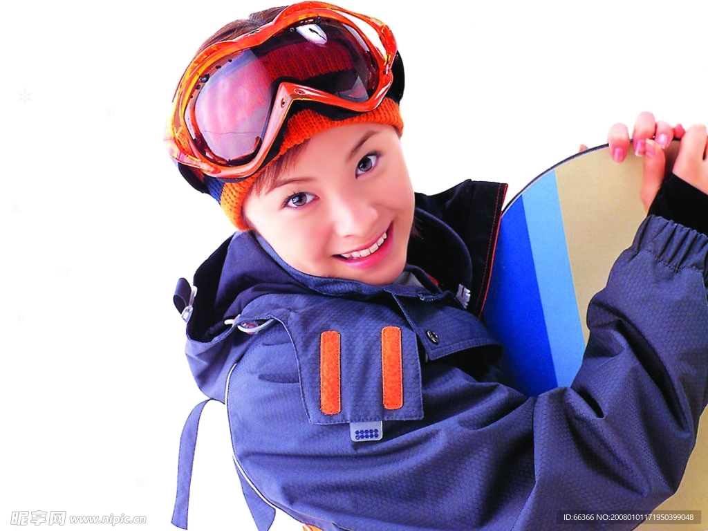 戴风镜女孩儿