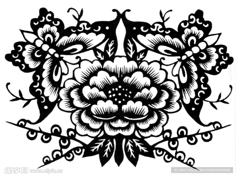 花和蝴蝶
