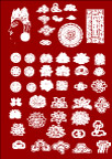 与佛教有关矢量图
