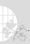 日本风格矢量植物以及部分动物素材