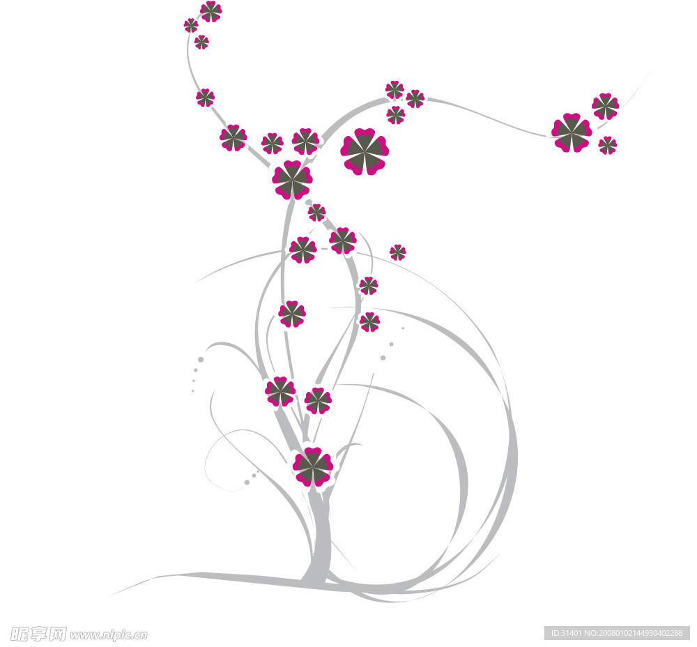 新时尚花纹