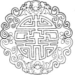 春节花纹