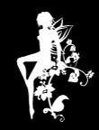 女性与花纹潮流矢量素材