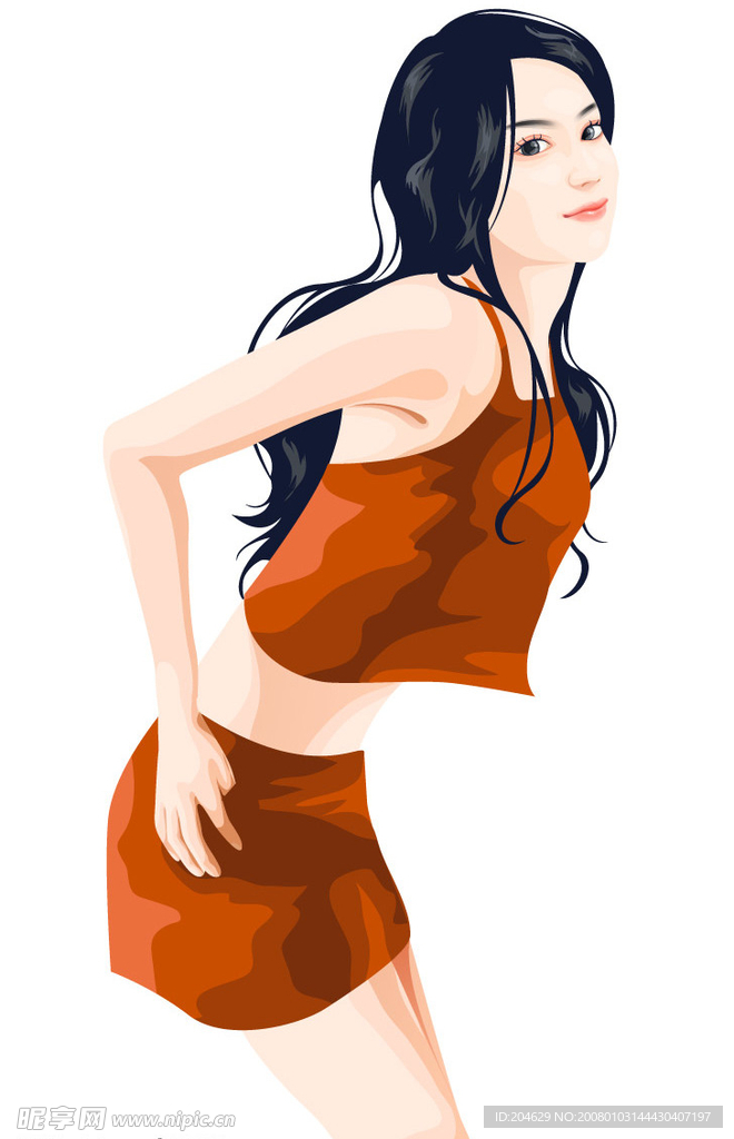 妩媚的女人
