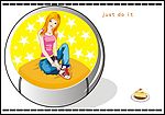 矢量青春人物