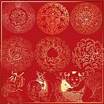 传统吉祥底图