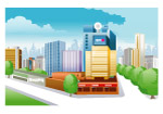 建筑物矢量图
