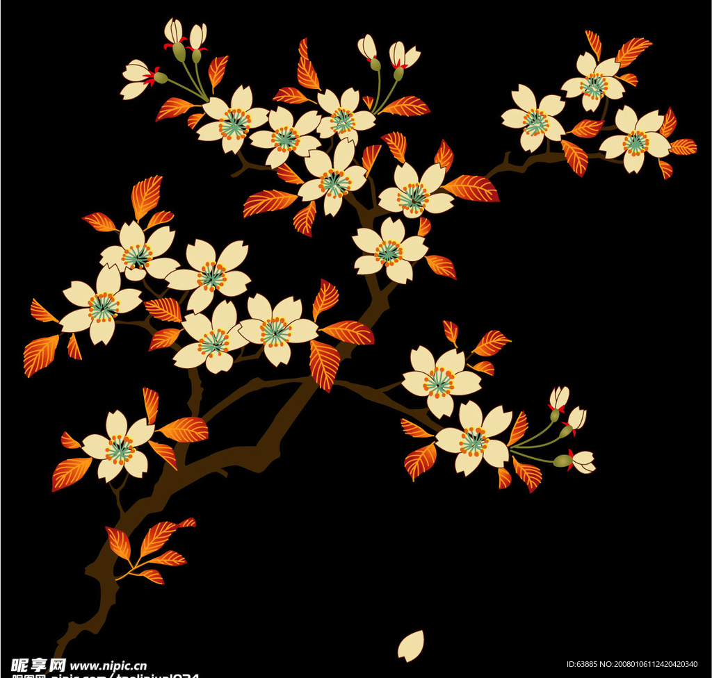 花纹花边