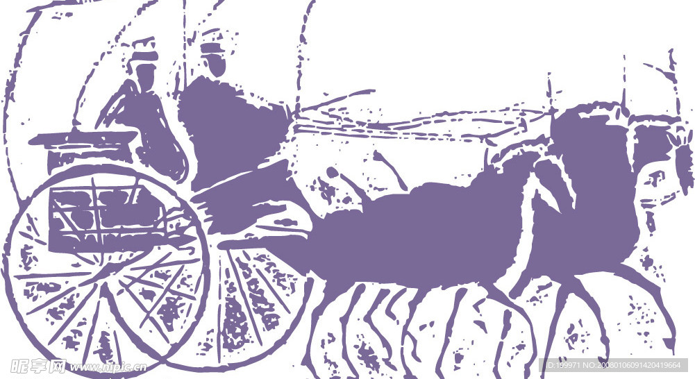 古代车马 CDR