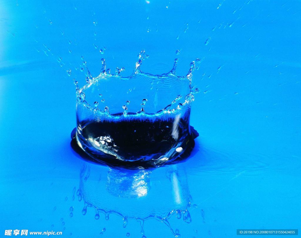 水滴飞溅