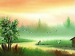 山水画