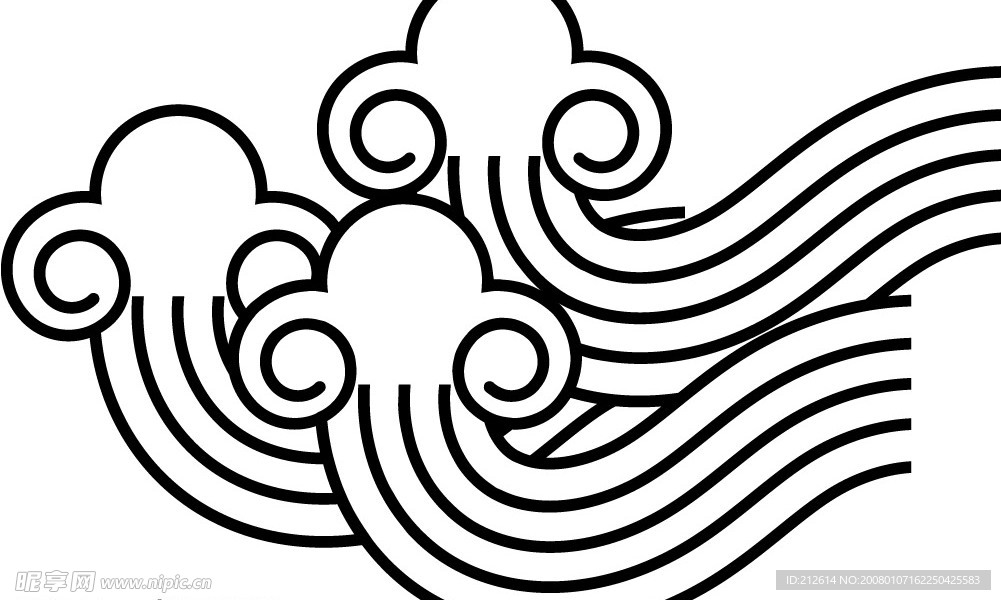 矢量传统花纹