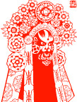 京剧剪纸28