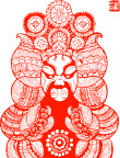 京剧剪纸27
