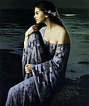 谢楚余少女油画（潮）
