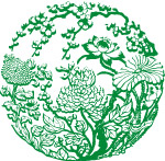 梅花、荷花、菊花花纹