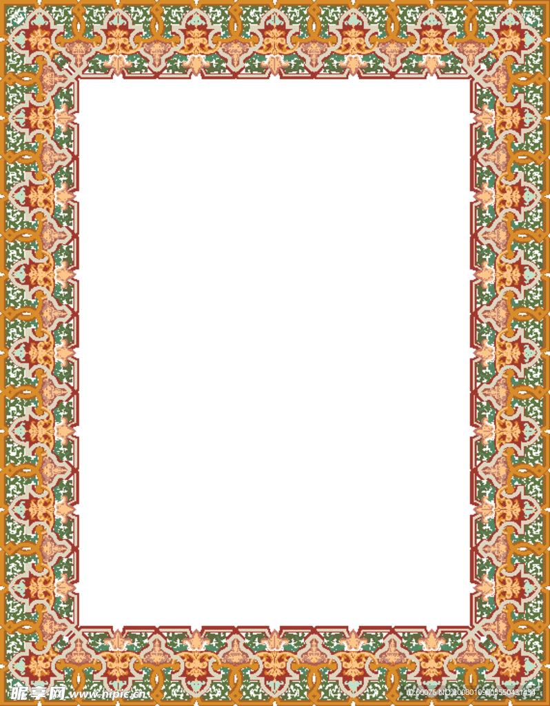 矢量古典边框 花边 花纹
