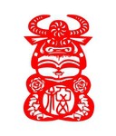 剪纸牛