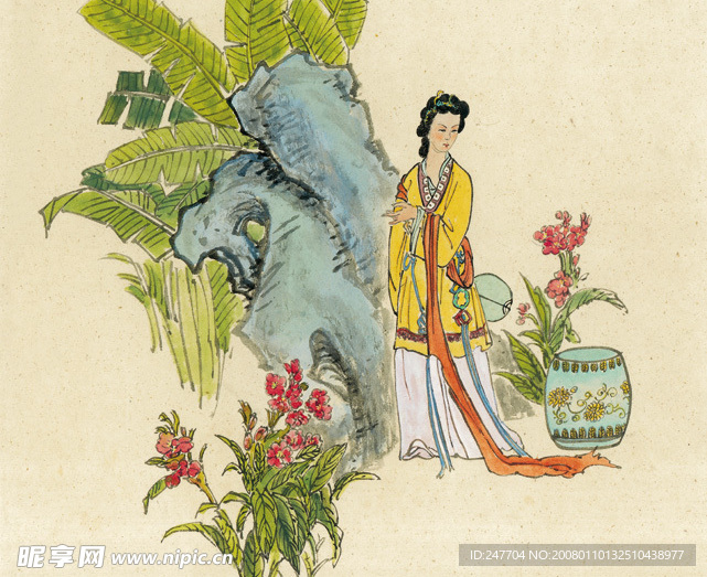 国画 人物 工笔画50-10