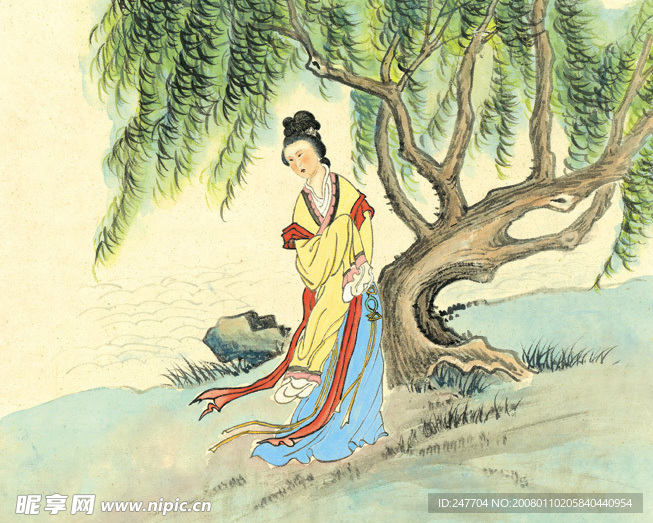 国画 人物 工笔画50-11