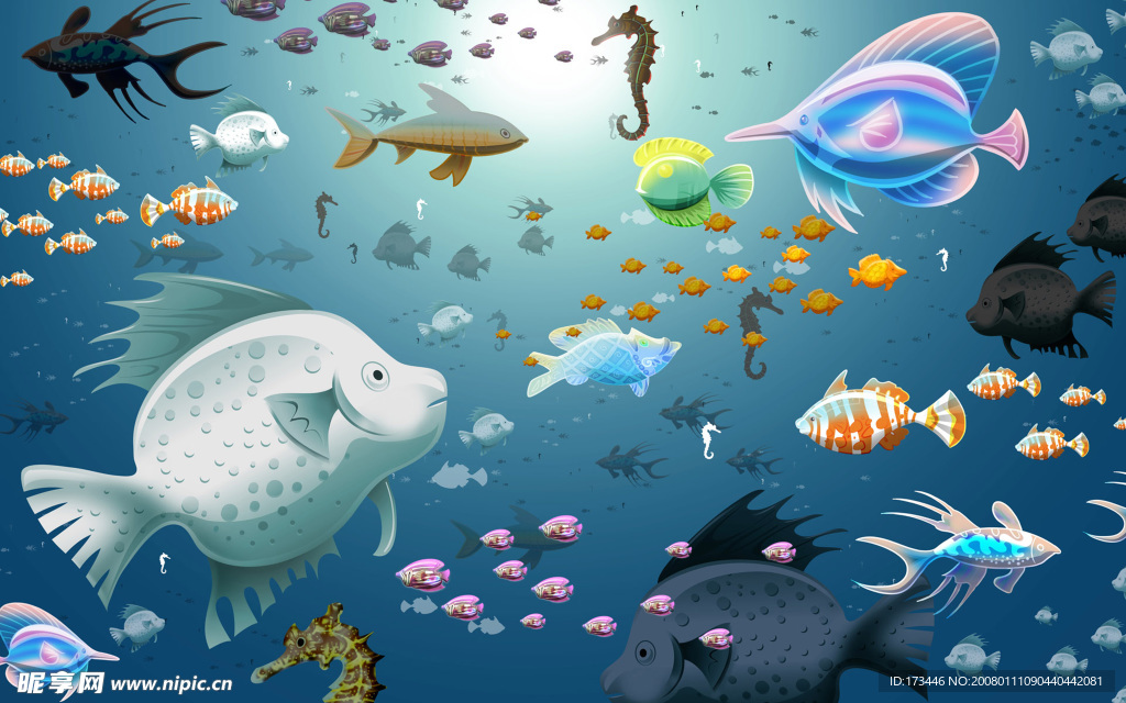 海底生物壁纸