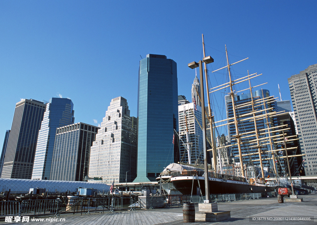 美国城市街景—曼哈顿
