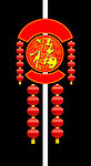 春节灯杆