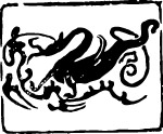汉代画像砖龙