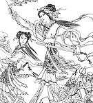 水漫金山斗法海