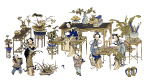 琴棋书画美女图