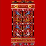 中国古典白鹤与吉祥图案矢量素材