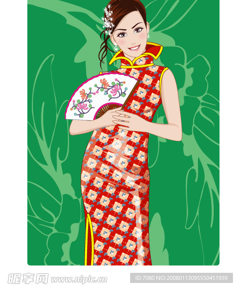 矢量美女