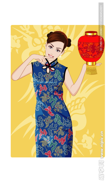 矢量美女