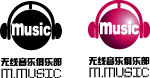 无线音乐标志