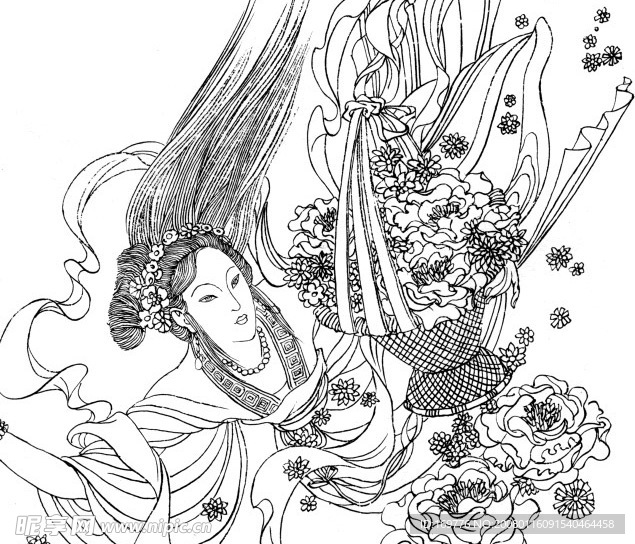 天女散花