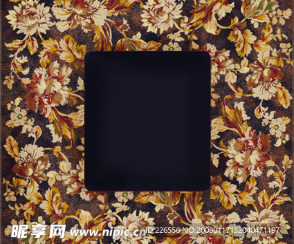 精品花纹边框
