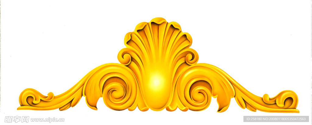 金色花边5