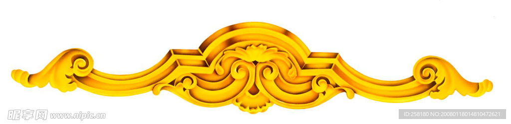 金色花边6