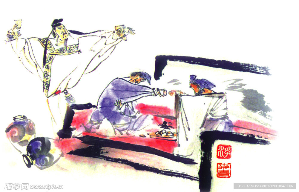 饮酒图
