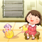 韩国卡通儿童女孩